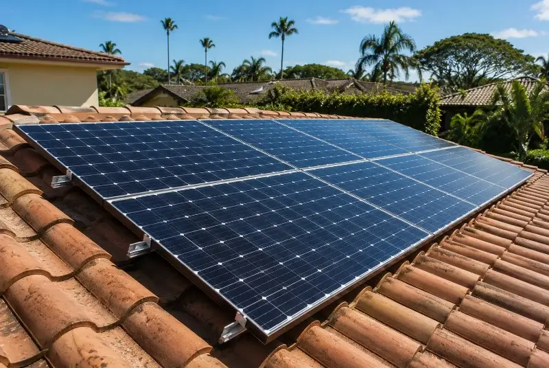 Installation de panneaux solaires à Montréverd